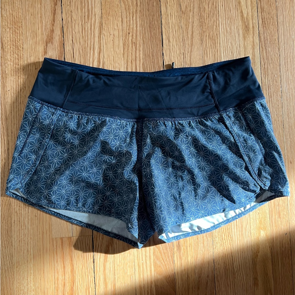 Lululemon running short size 8